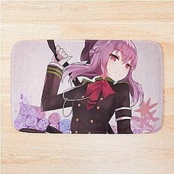 Shinoa Seraph of the end Artwork for Otaku Bath Mat
