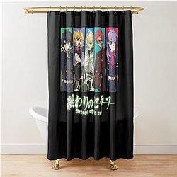 Japanese Name Seraph of the End Manga Characters Shower Curtain