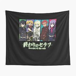 Japanese Name Seraph of the End Manga Characters Tapestry