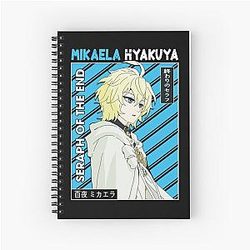 Vintage Seraph of the End Anime Love Mikage Hyakuya Spiral Notebook