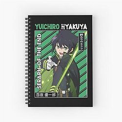 Vintage Seraph of the End Anime Loves Yuichiro Hyakuya Notebook