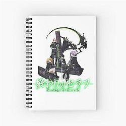 Seraph of the End Beautiful Design Spiral Notebook