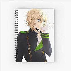 Mikaela Hyakkuya Seraph of the End Spiral Notebook