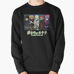 Japanese Seraph of the End Manga Characters Pullover Sweatshirt