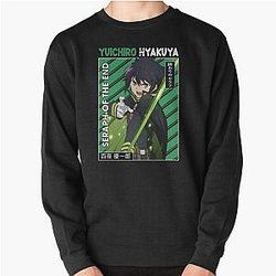 Vintage Seraph of the End Anime Love Yuichiro Hyakuya Hooded Sweatshirt