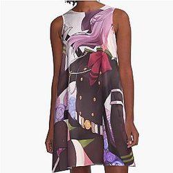 Hiiragi Shinoa Seraph of the end Artwork for A-Line Dress