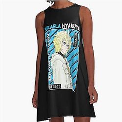 Vintage Seraph of the End Anime Mikaela Hyakuya A-Line Dress