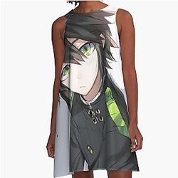 Hyakuya Yuuichiro Seraph of the End Artwork A-Line Dress