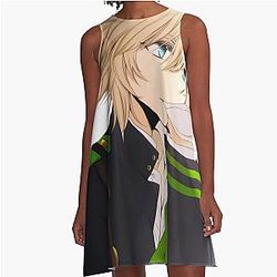 Mikaela Hyakuya Seraph of the End A-Line Dress