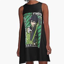 Vintage Seraph of the End Anime Yuichiro Hyakuya A-Line Dress