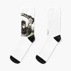 Anime Mikaela Vampire, Owari no Seraph, Seraph of the End, Hyakuya Yuuichirou Hyakuya Retro Vintage Socks