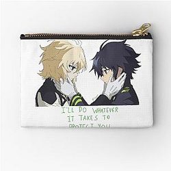 Yuu and Mikato Seraph of the End Zipper Pouch