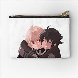 Yu and Mika Seraph of the End Zipper Pouch