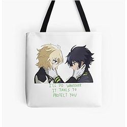 Yuu and Mika Seraph of End Tote Bag