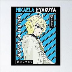 Vintage Seraph of the End Anime Love Mikaela Poster