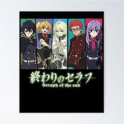 Japanese Name Seraph of the End Manga Character Poster