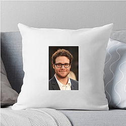 Seth Rogen is an advocate for Alzheimer's awareness Seth Rogen Pillows Cover