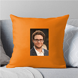 Seth Rogen is an advocate for Alzheimer's awareness Seth Rogen Pillows Cover