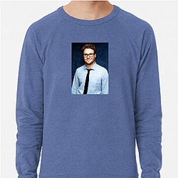 Seth Rogen starred in the film Superbad Seth Rogen Sweatshirts