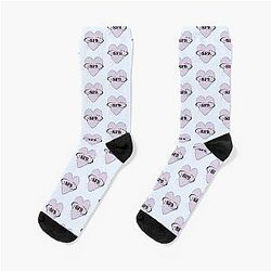 SF9 K-Pop Heart Design Socks
