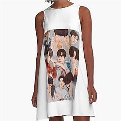SF9 fanart A-Line Dress
