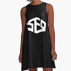 SF9 white A-Line Dress