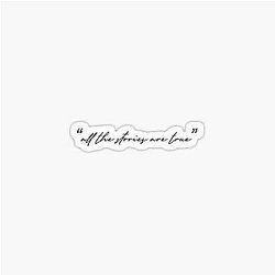 Shadowhunters All The Stories are True Design Sticker