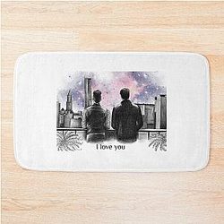 I love Malec Shadowhunters Bath Mat