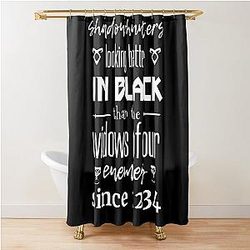 Shadowhunters - Looking Better in Black Shower Curtain