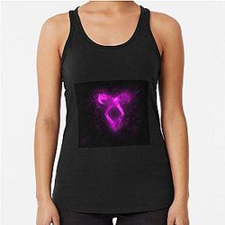 Glowing Pink Angelic Rune Shadowhunters Tank Top