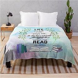 Life is a Book Shadowhunters Throw Blanket