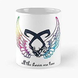 All The Stories Are True Shadowhunters TMI Mortal Instruments Funny Dinner Mug Tea Cup White 11 Oz. The Best Holiday.