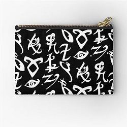 Shadowhunters Runes Mortal Instruments Zipper Pouch