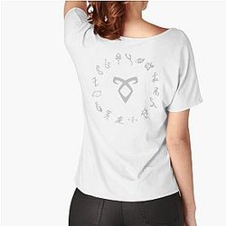 All Runes Symbols Shadowhunters Relaxed Fit T-Shirt