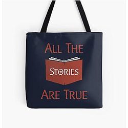 All The Stories Are True Shadowhunters City of Bones Cassandra Clare Tote Bag
