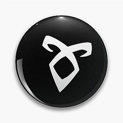 Simple Angelic Rune Shadowhunters Pin