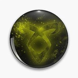 Glowing Angelic Rune Shadowhunters Pin