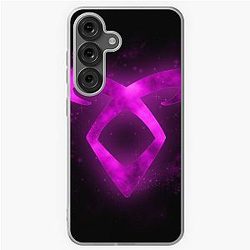 Glowing Pink Angelic Rune Shadowhunters Soft Case for Samsung Galaxy