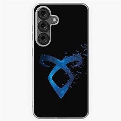 Shadowhunters Rune - Angelic Power with Bats (Blue Galaxy) - Gift Idea Samsung Galaxy Soft Case for Samsung Galaxy