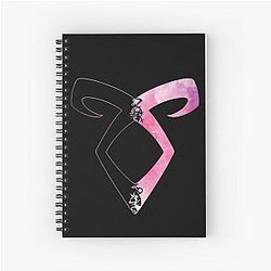 Shadowhunters Rune - Angelic Power - Clary, Alec, Izzy, Jace, Magnus Malec Spiral Notebook