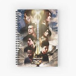 Shadowhunters Poster Spiral Notebook