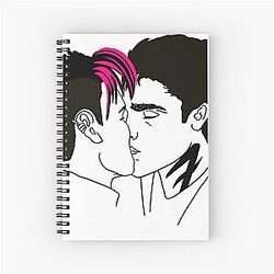 Shadowhunters Malec Wedding Kiss Spiral Notebook