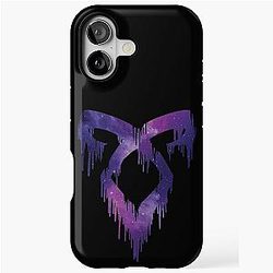 Shadowhunters Rune - Angelic Power Rune Dripping Red Galaxy Gift Idea iPhone Tough Case