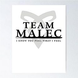 Shadowhunters Team Malec Customize Poster