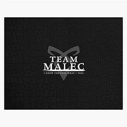 Shadowhunters Team Malec Racerback Tank Top Puzzle