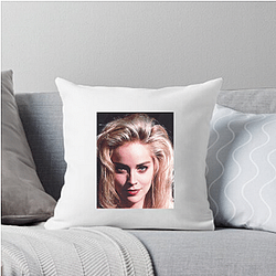 Sharon Stone is famous for her role in Basic Instinct Sharon Stone Pillows Cover