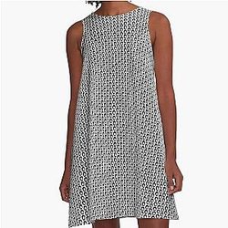 Shavkat Rakhmonov A-Line Black White Dress