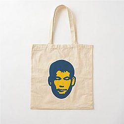 Shavkat Rakhmonov Blue Cotton Tote Bag