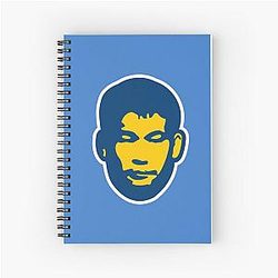 Shavkat Rakhmonov Blue Spiral Notebook