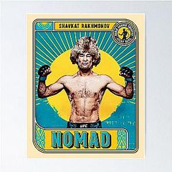 Shavkat Rakhmonov - Kazakhstan UFC Trading Card Poster